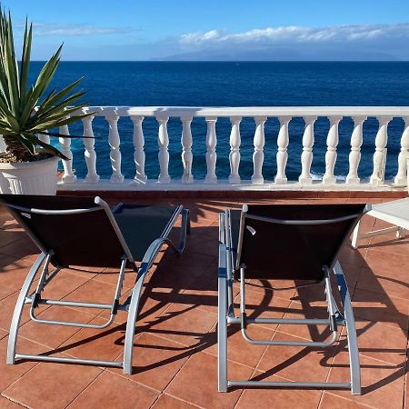 1St Line Sea View & Rooftop - Arena Puerto de Santiago  Buitenkant foto