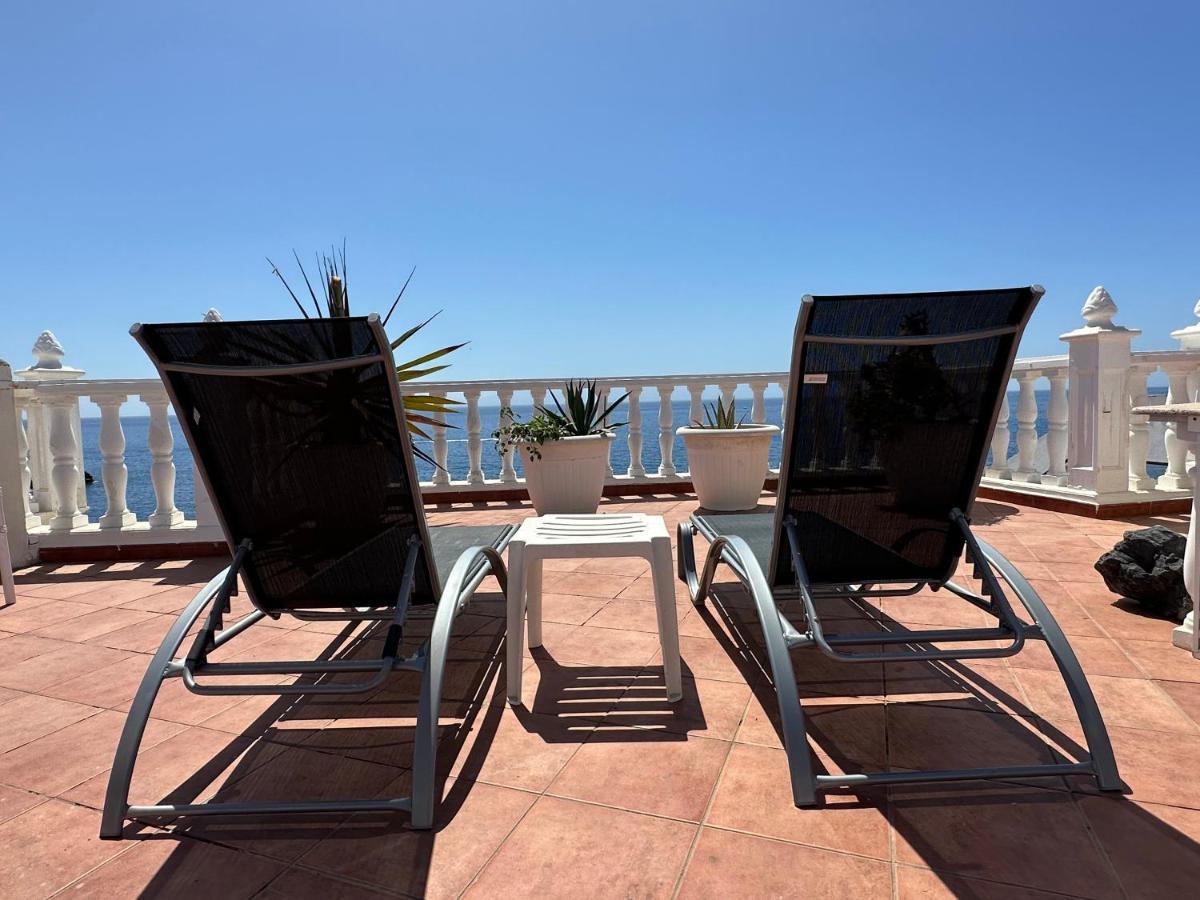 1St Line Sea View & Rooftop - Arena Puerto de Santiago  Buitenkant foto