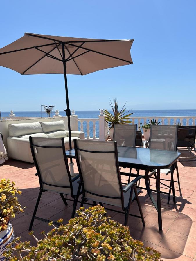 1St Line Sea View & Rooftop - Arena Puerto de Santiago  Buitenkant foto