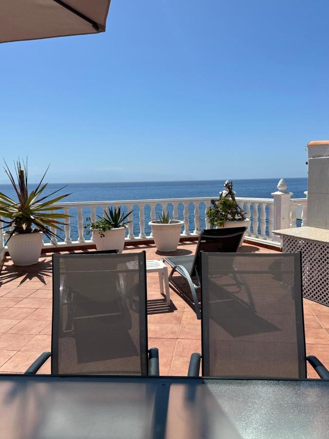 1St Line Sea View & Rooftop - Arena Puerto de Santiago  Buitenkant foto